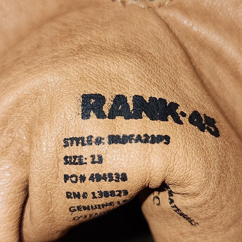 Rank 45  Western Cowboy Boots - Brown and Green